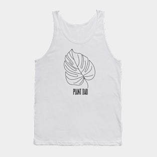 Plant Dad Monstera Leaf Garden Nature Tank Top